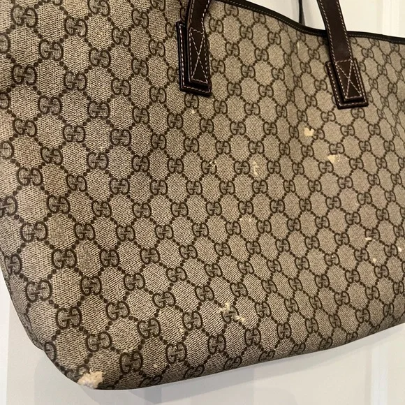 Authentic Gucci Brown Tote Bag - Picture 5 of 9